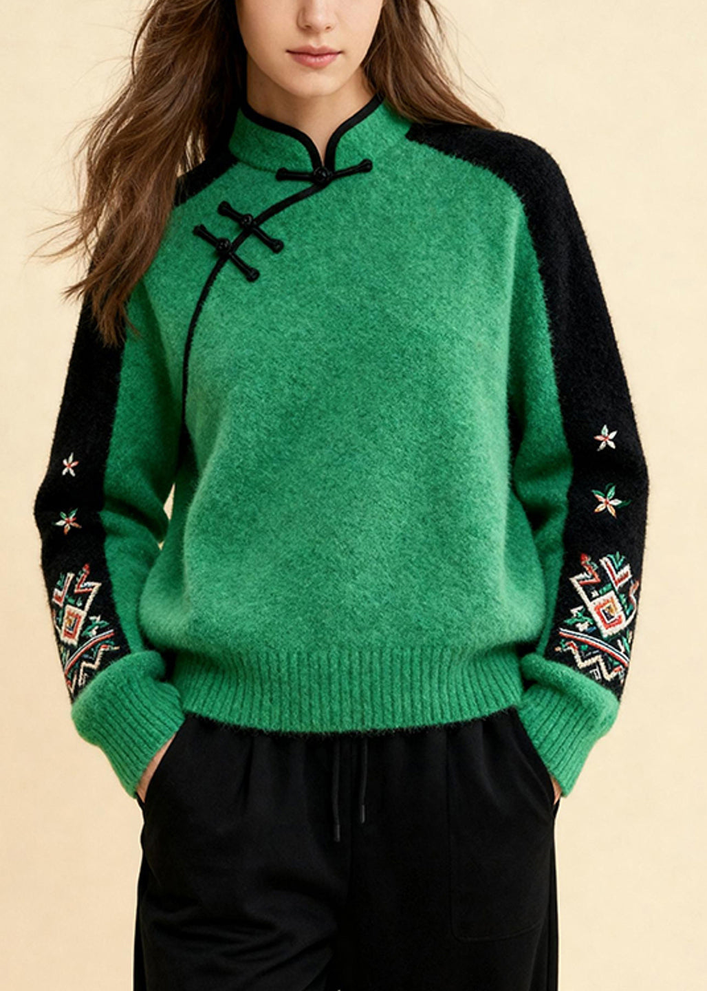 Classic Vintage Sweater with a Flattering Fit