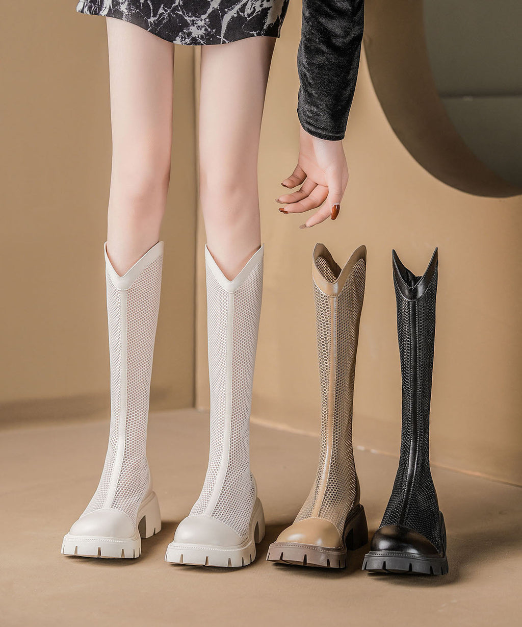 Chic Orthopedic Boots with Unique Design