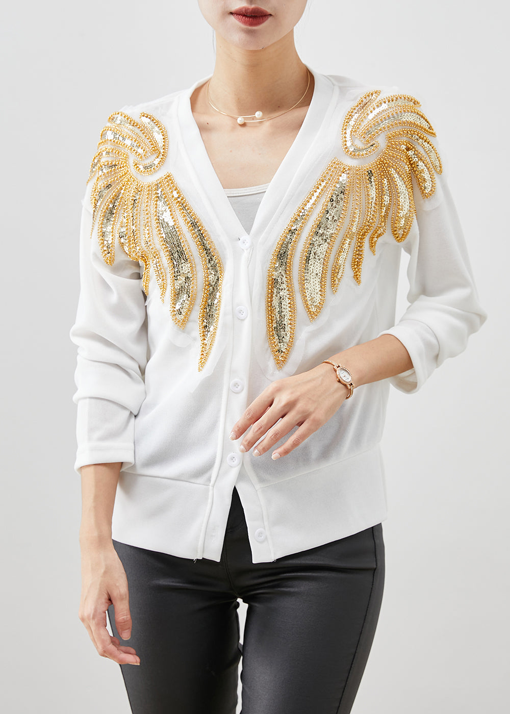 Vintage Inspired Cardigan with a Contemporary Edge