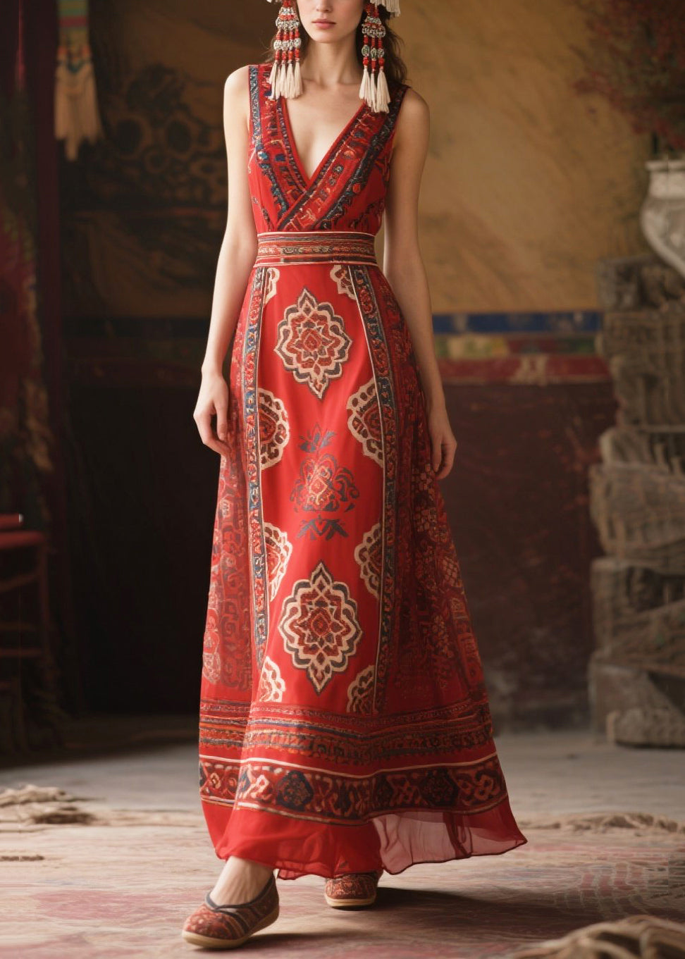 A Vintage Style Dress with Delicate Timeless Details