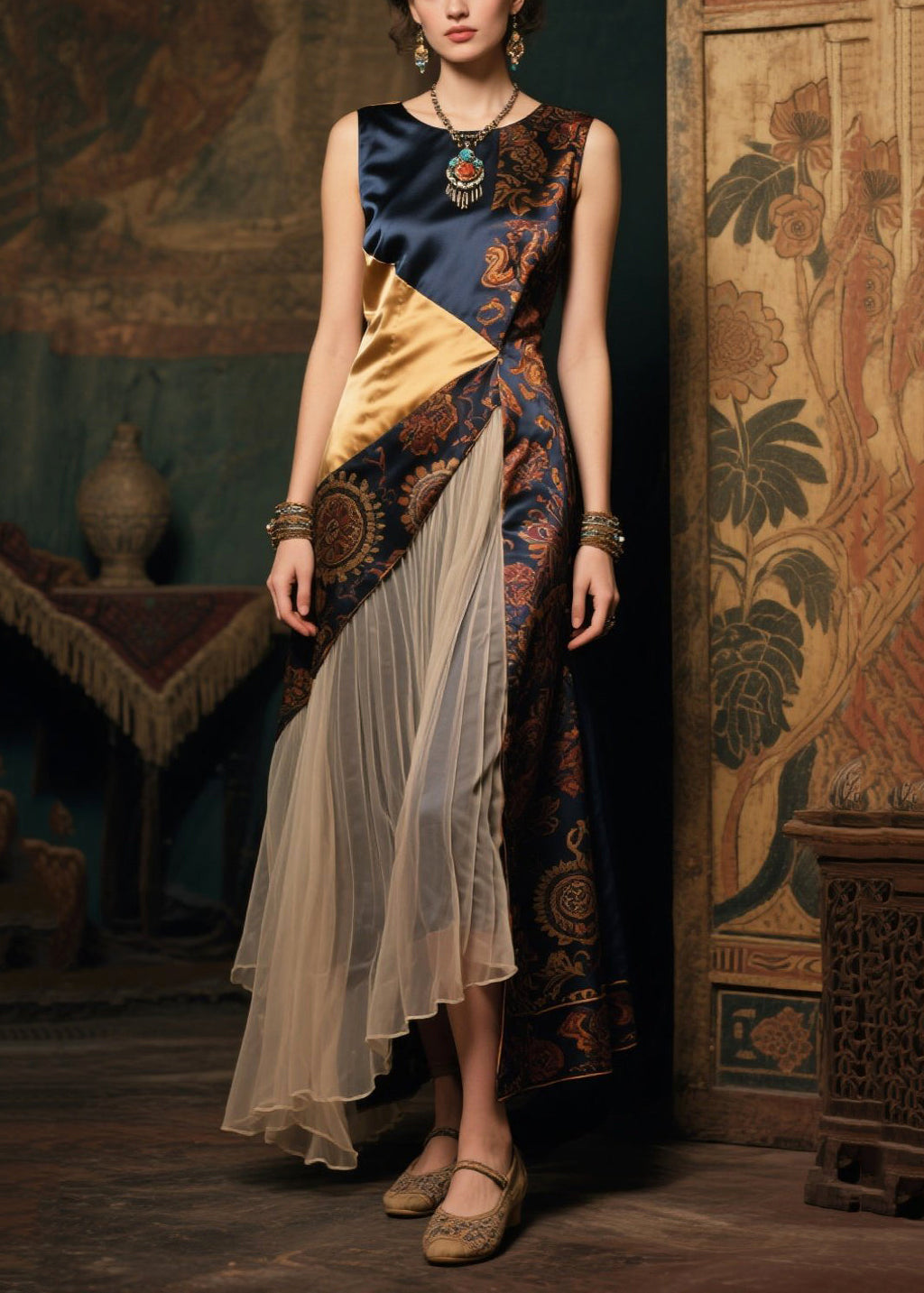A Vintage Style Dress with Delicate Timeless Details
