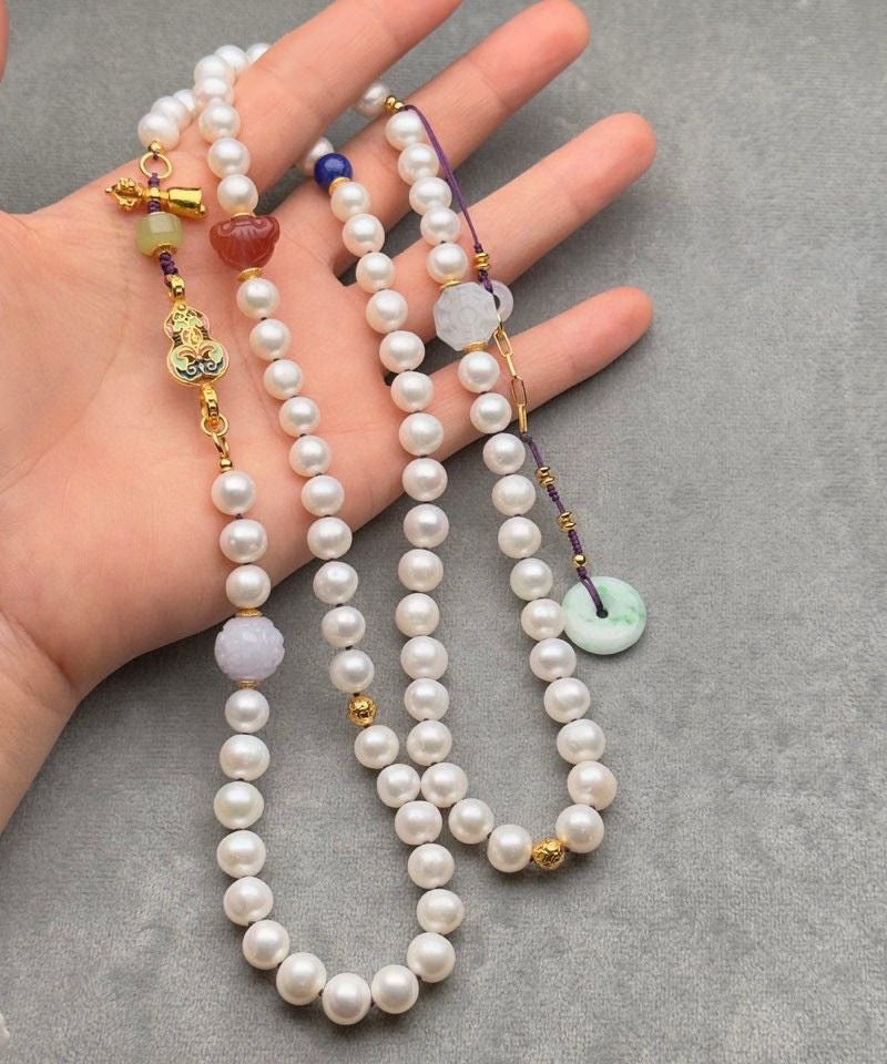 Vintage Handmade Pearl Necklace