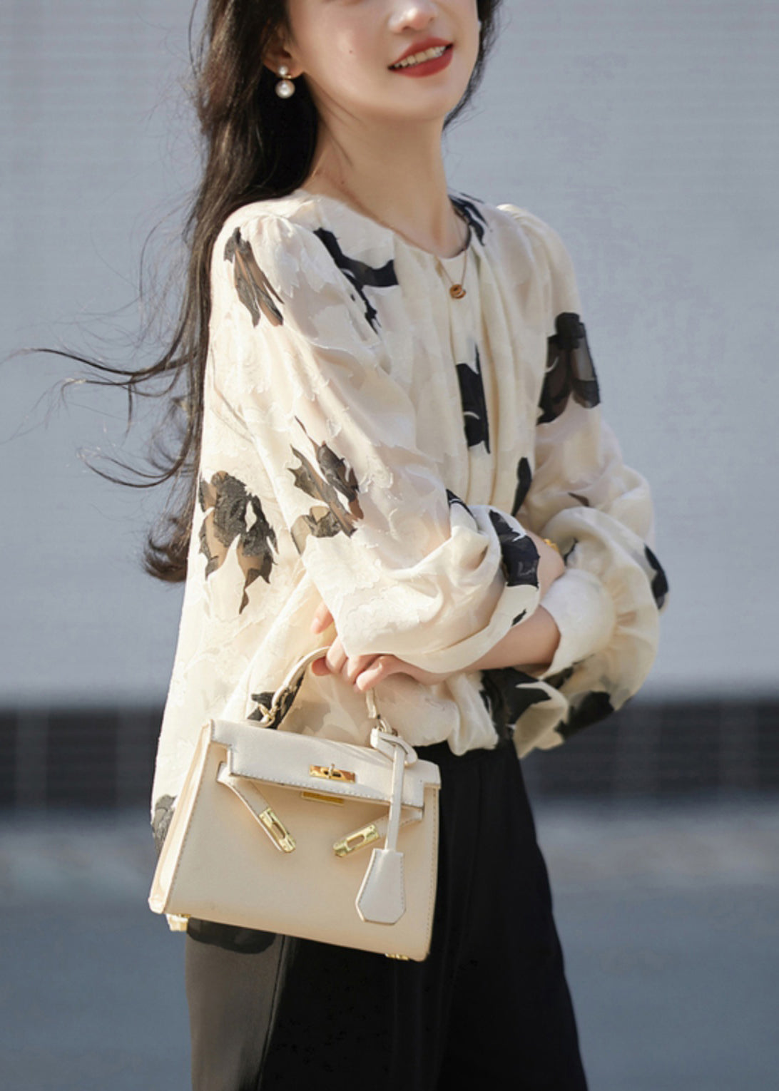 A Vintage Style Top with Delicate Timeless Details