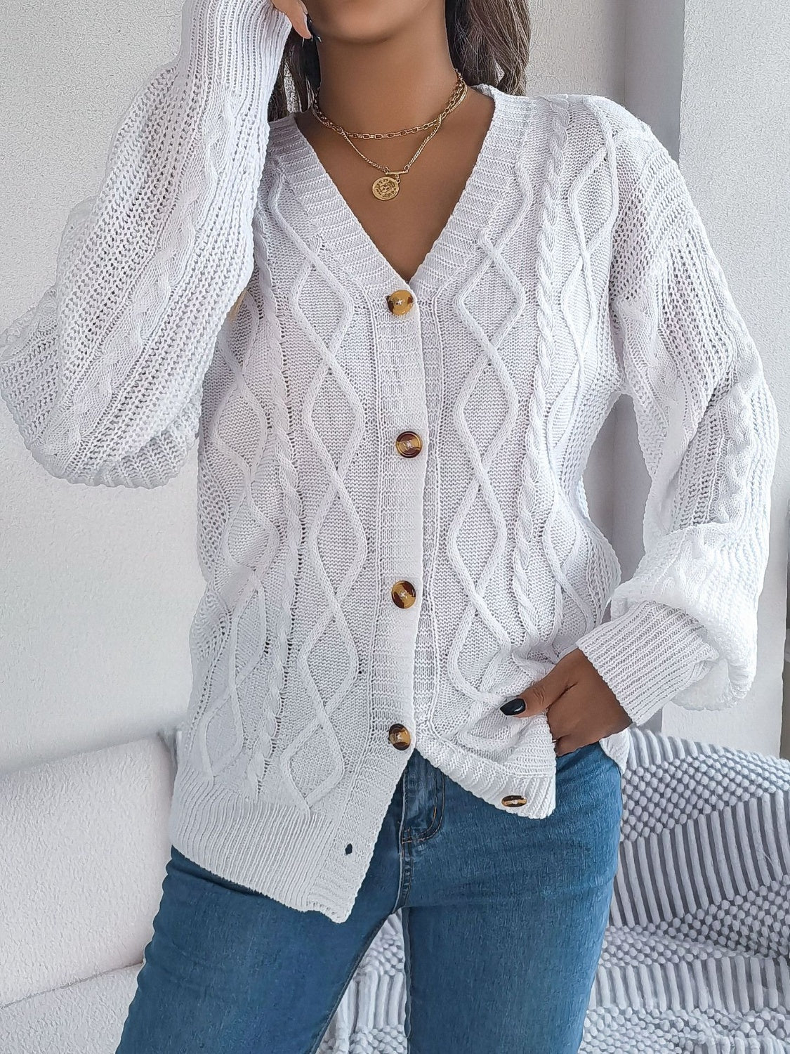 Beautifully Finished Cardigan in a Timeless Design