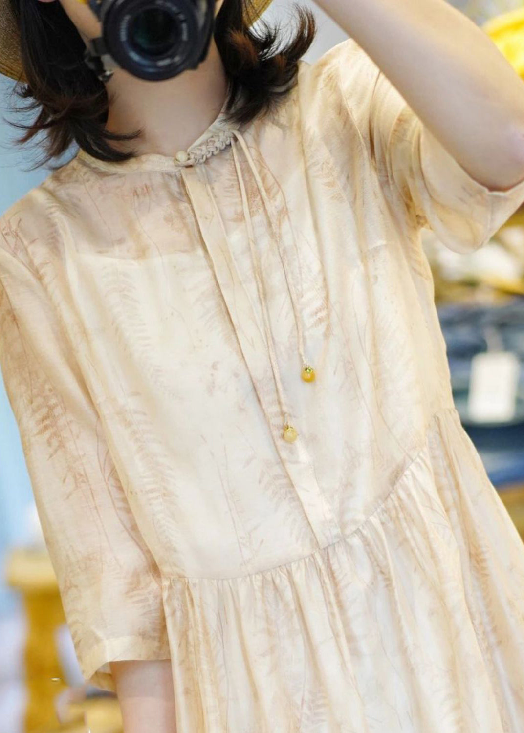 A Vintage Style Dress with Delicate Timeless Details