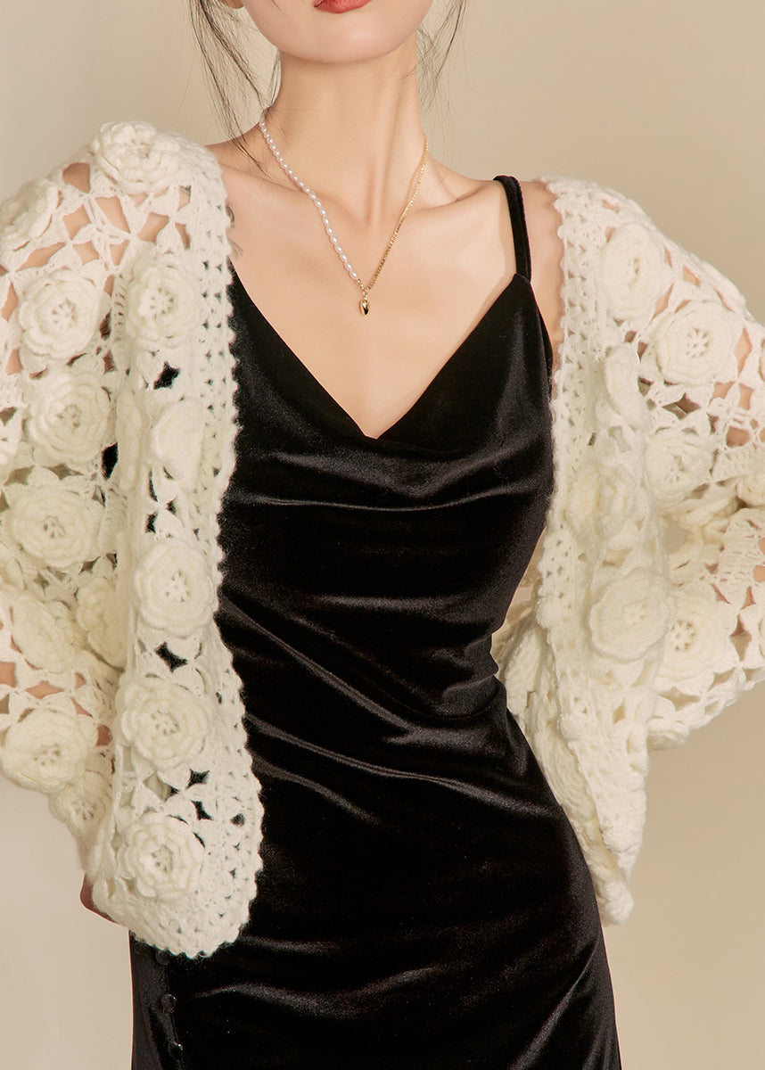 A Vintage Style Cardigan with Delicate Timeless Details