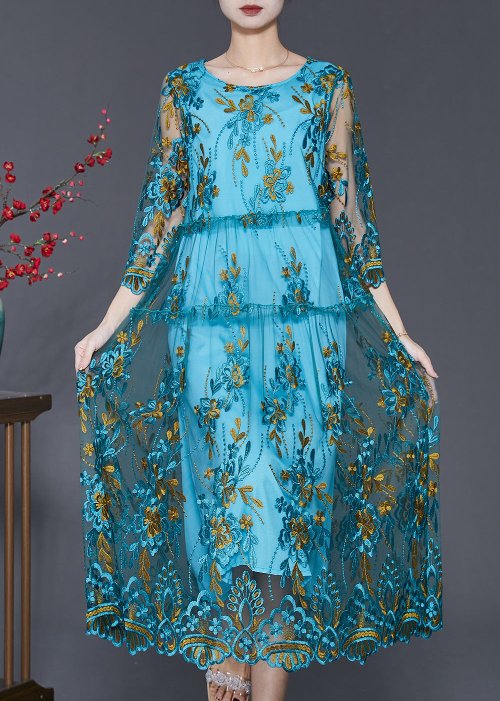 A Vintage Style Dress with Delicate Timeless Details