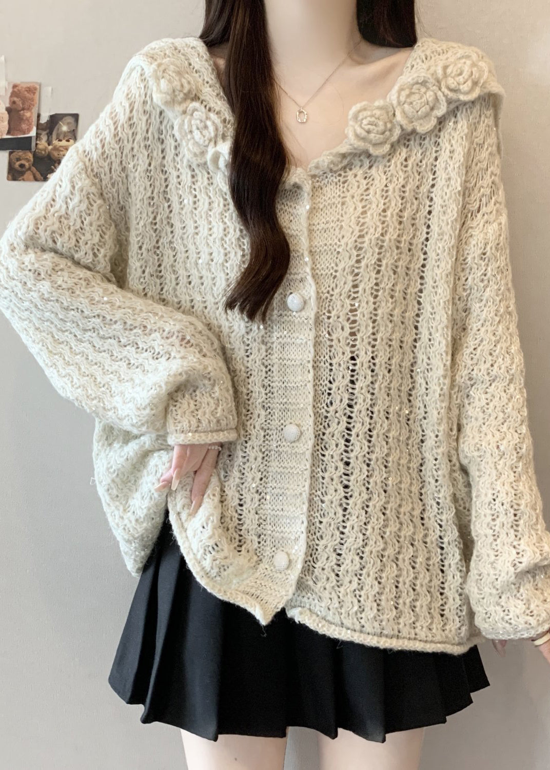 Vintage Inspired Cardigan with a Contemporary Edge