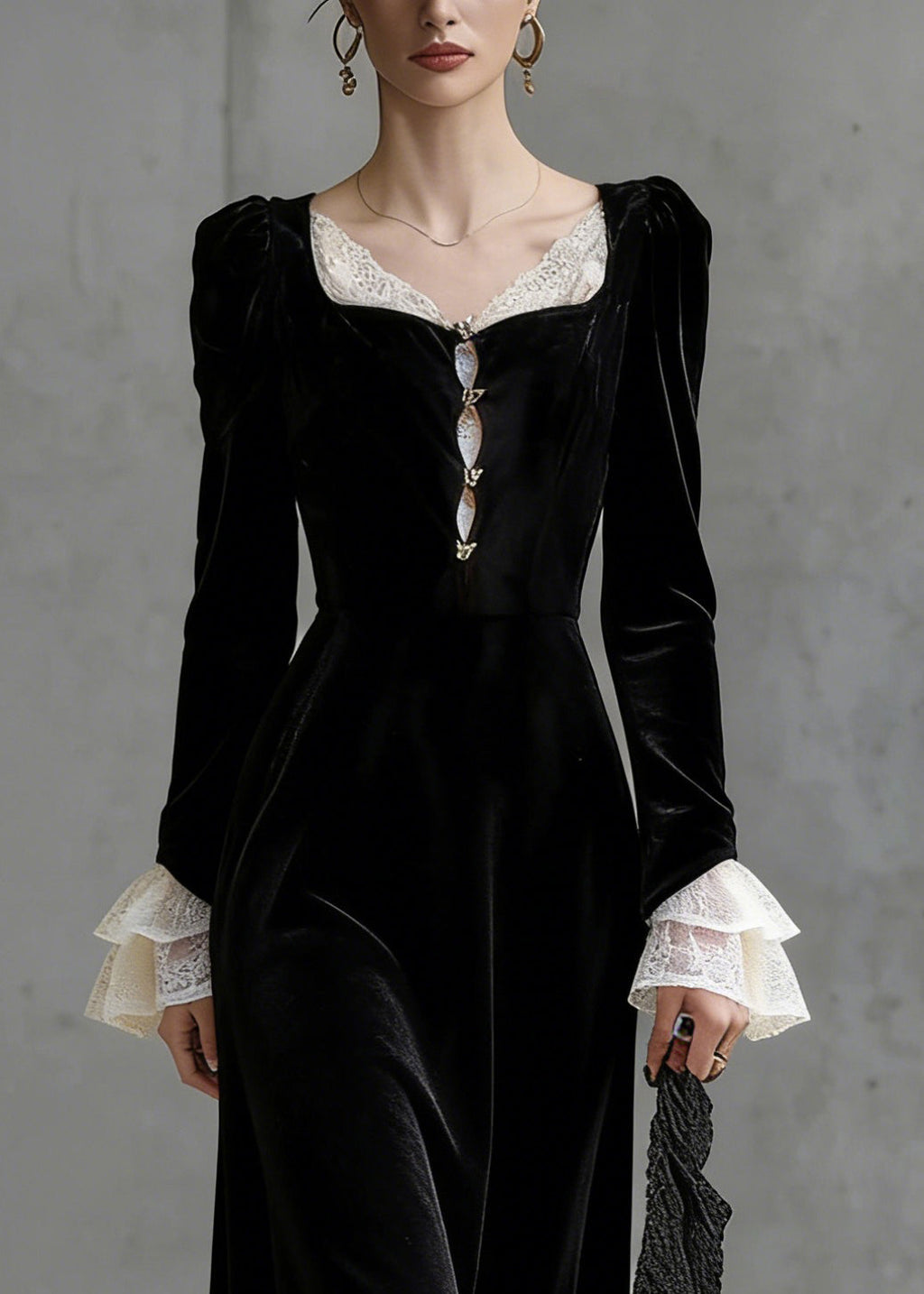 A Vintage Style Dress with Delicate Timeless Details
