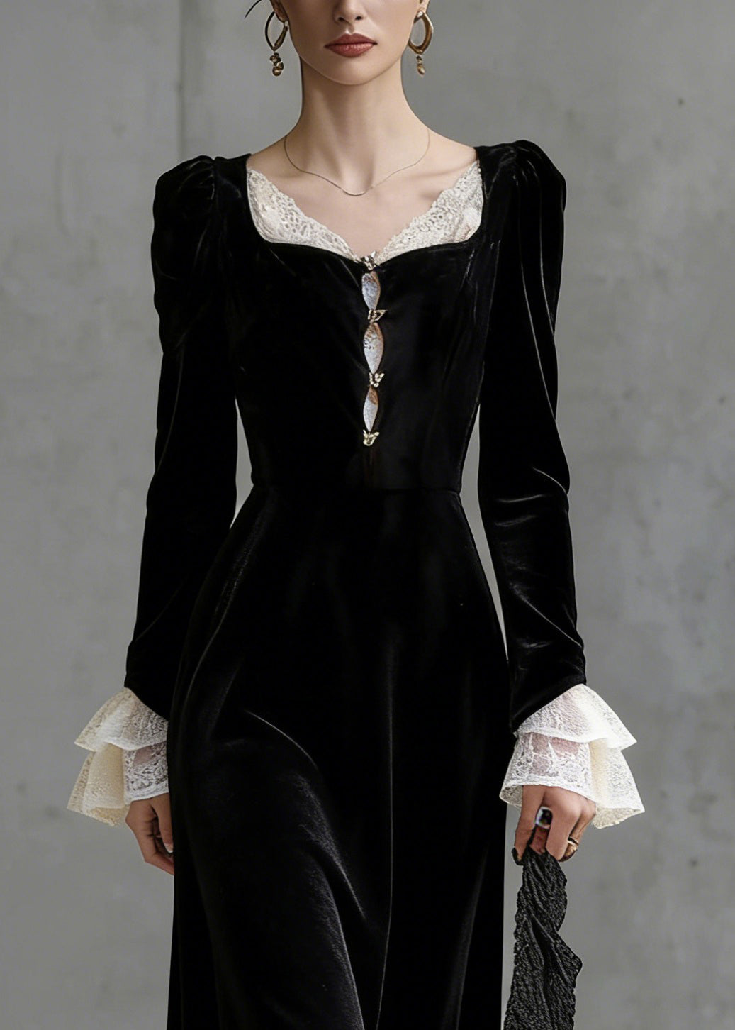 A Vintage Style Dress with Delicate Timeless Details