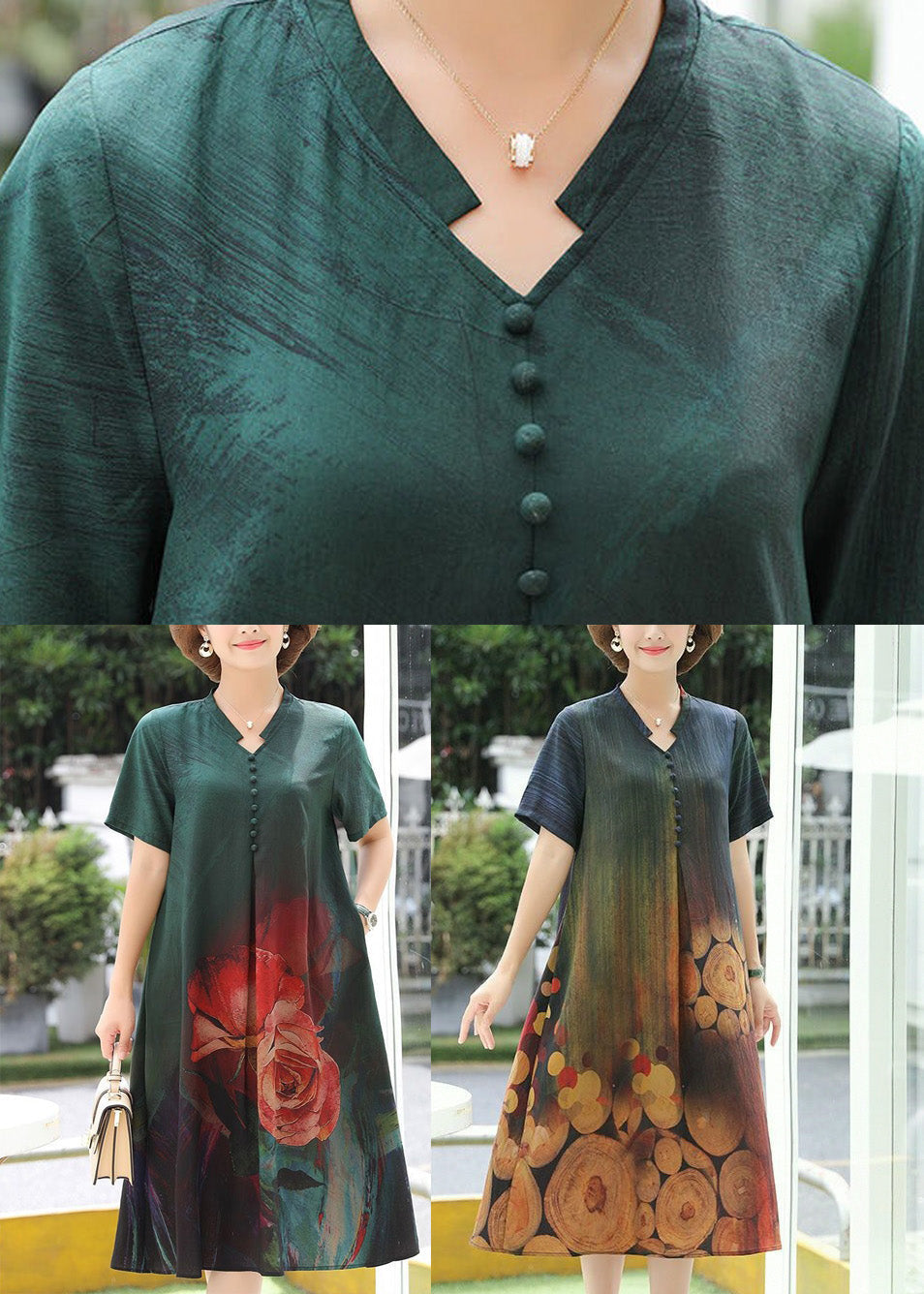 Classic Vintage Dress with a Flattering Fit