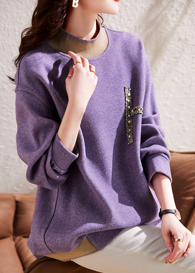 Vintage Inspired Pullover with a Contemporary Edge