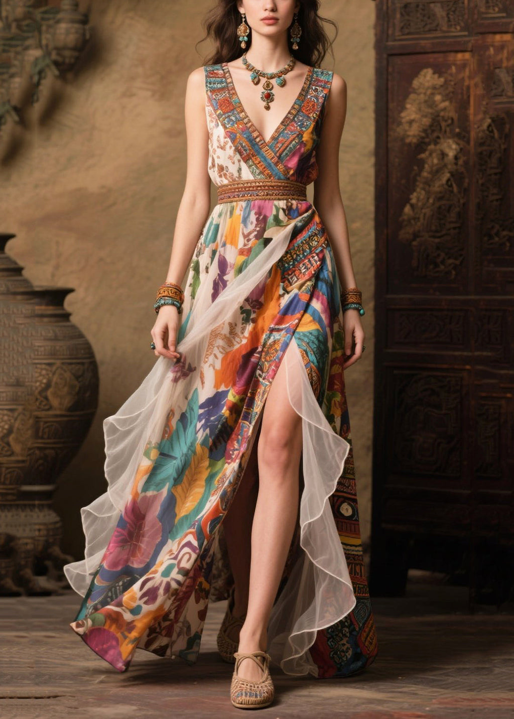 A Vintage Style Dress with Delicate Timeless Details