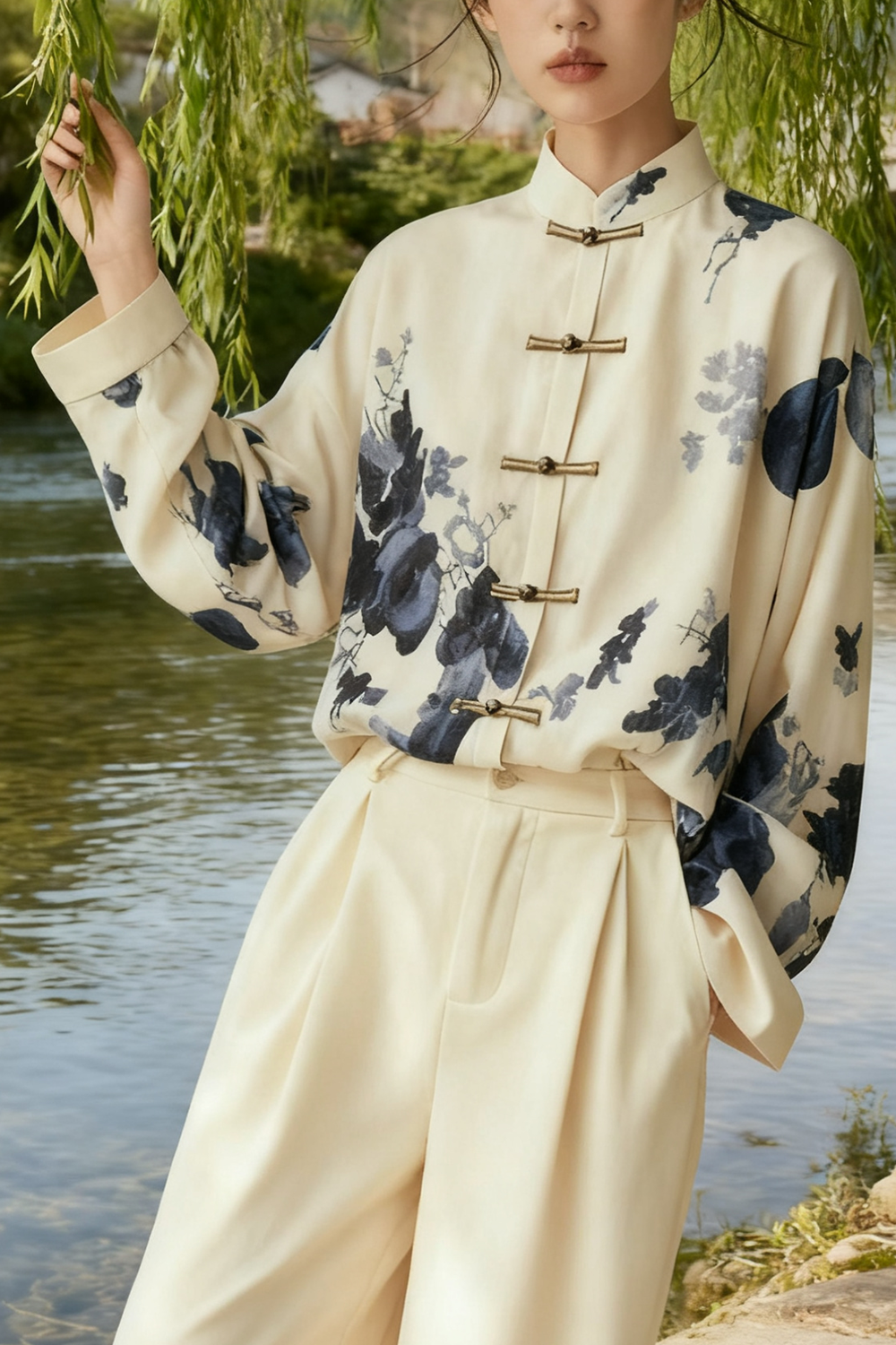 Vintage Inspired Blouse with a Contemporary Edge
