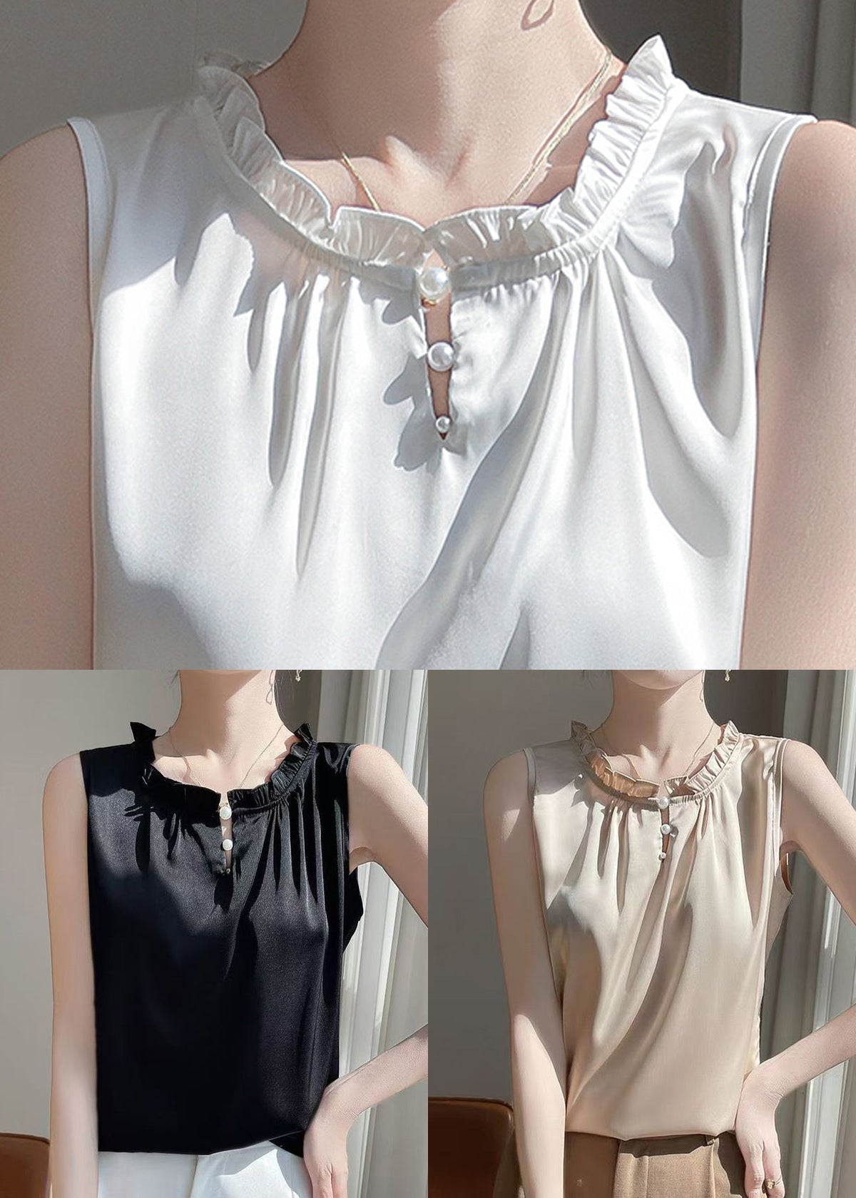 Classic Vintage Blouse with a Flattering Fit