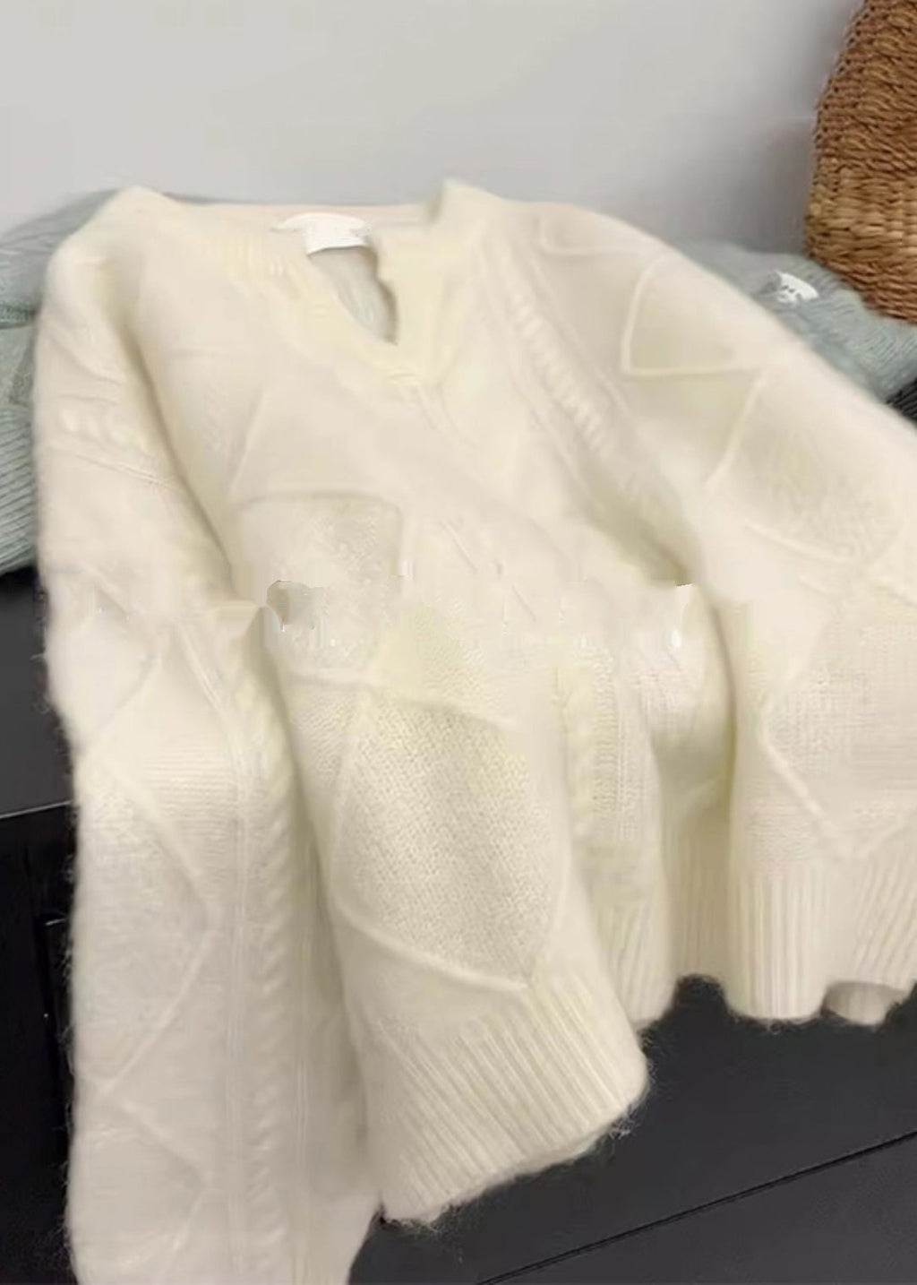 A Vintage Style Sweater with Delicate Timeless Details
