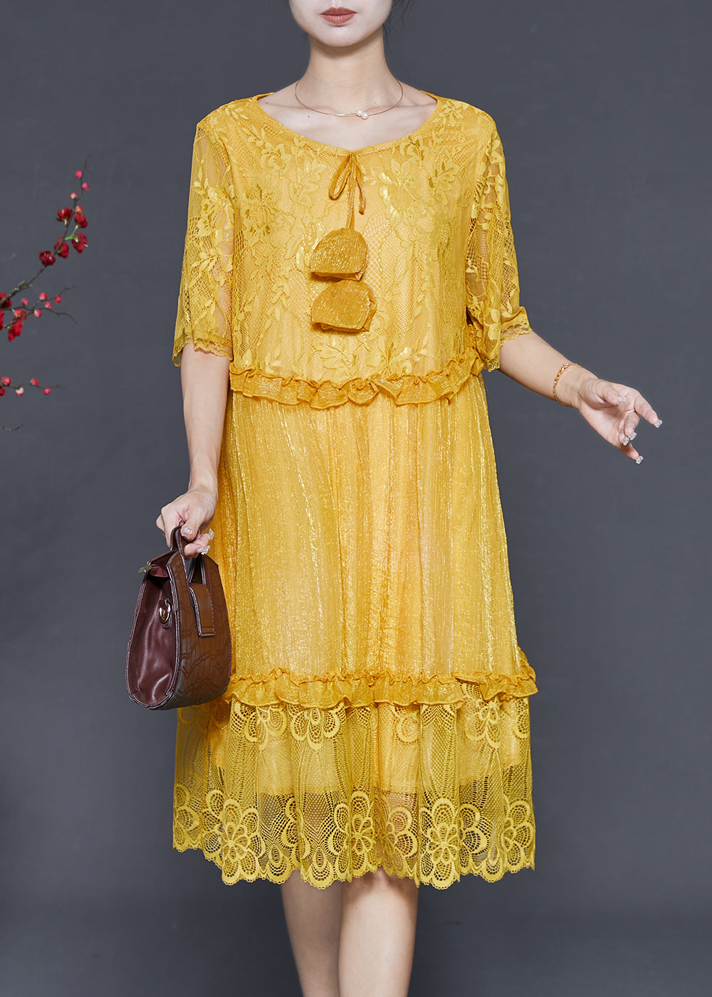 A Vintage Style Dress with Delicate Timeless Details