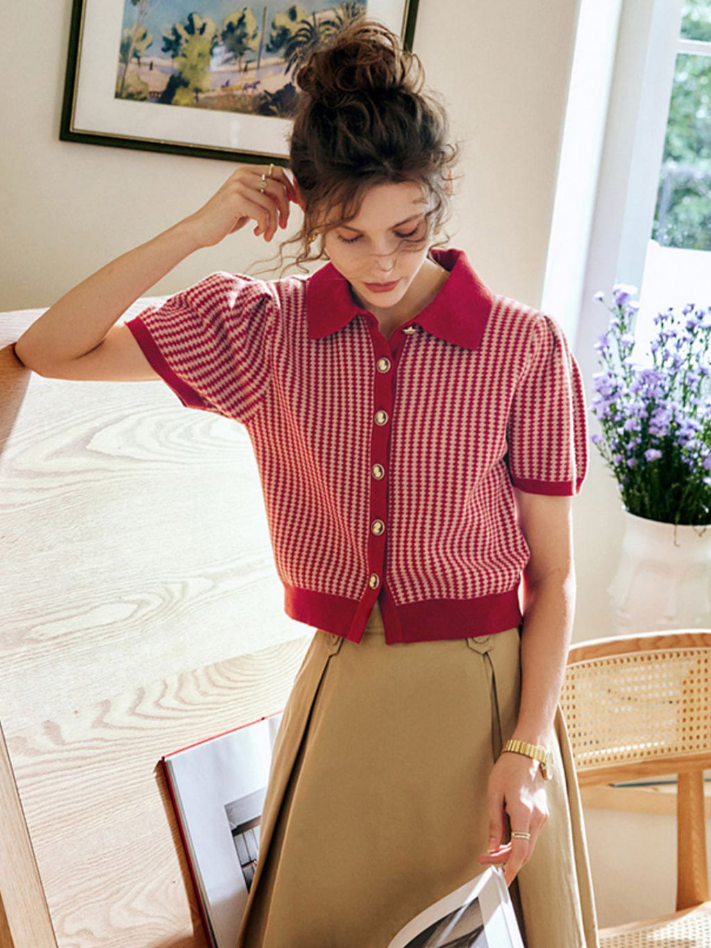 A Vintage Style Top with Delicate Timeless Details