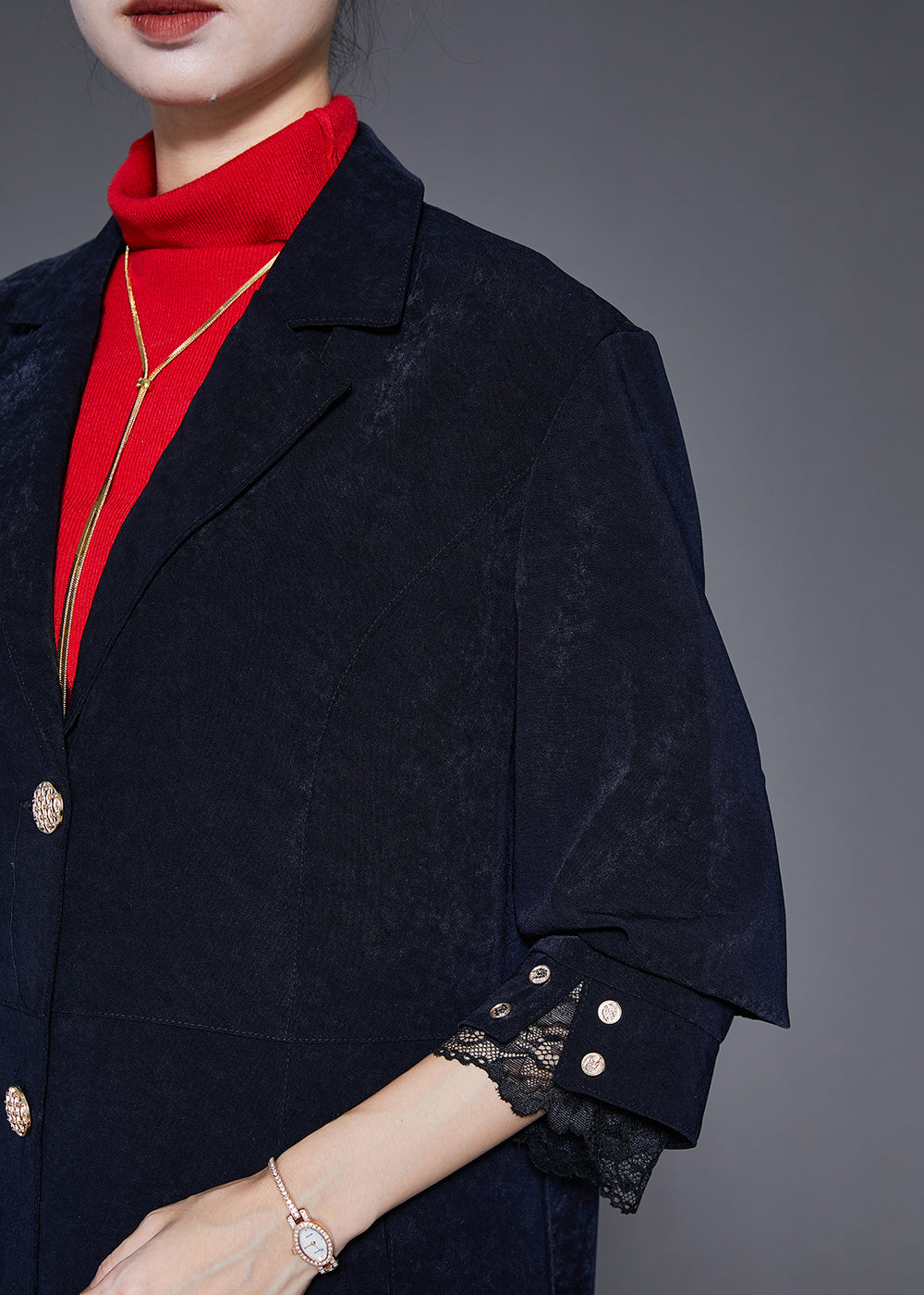 A Vintage Style Coat with Delicate Timeless Details