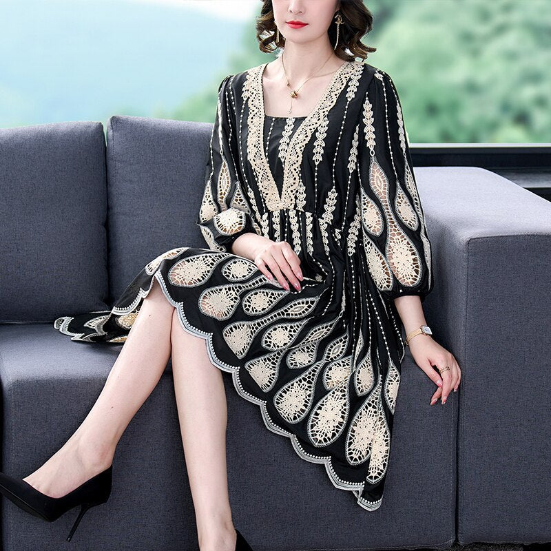 Elegantly Styled Dress for Everyday Wear