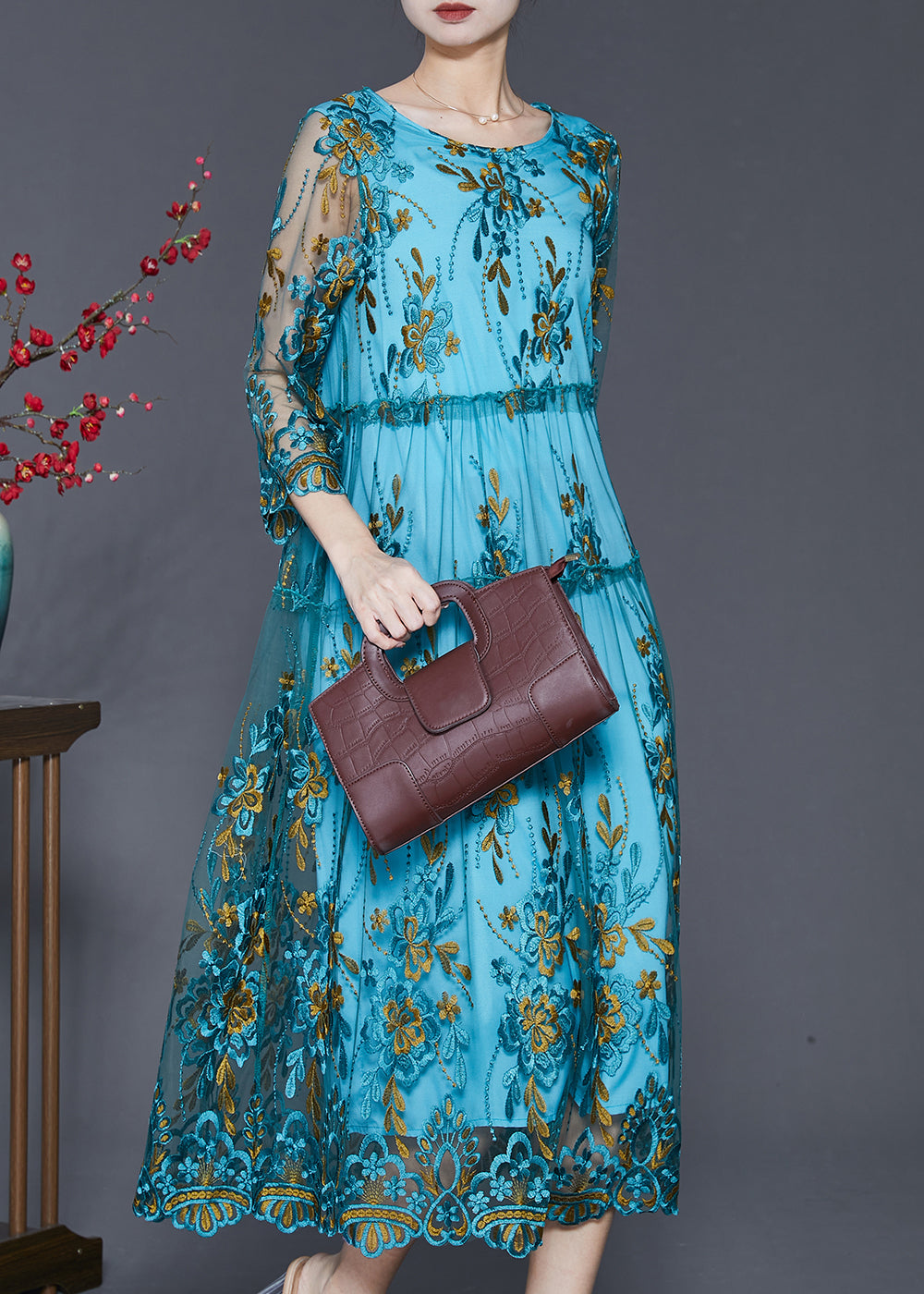 A Vintage Style Dress with Delicate Timeless Details