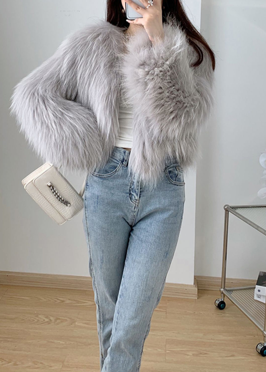 A Vintage Style Coat with Delicate Timeless Details