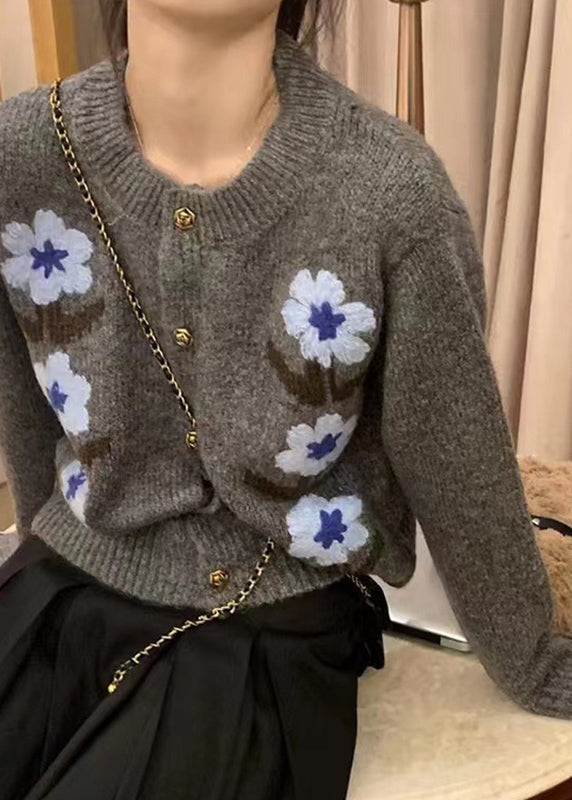 A Vintage Style Sweater with Delicate Timeless Details