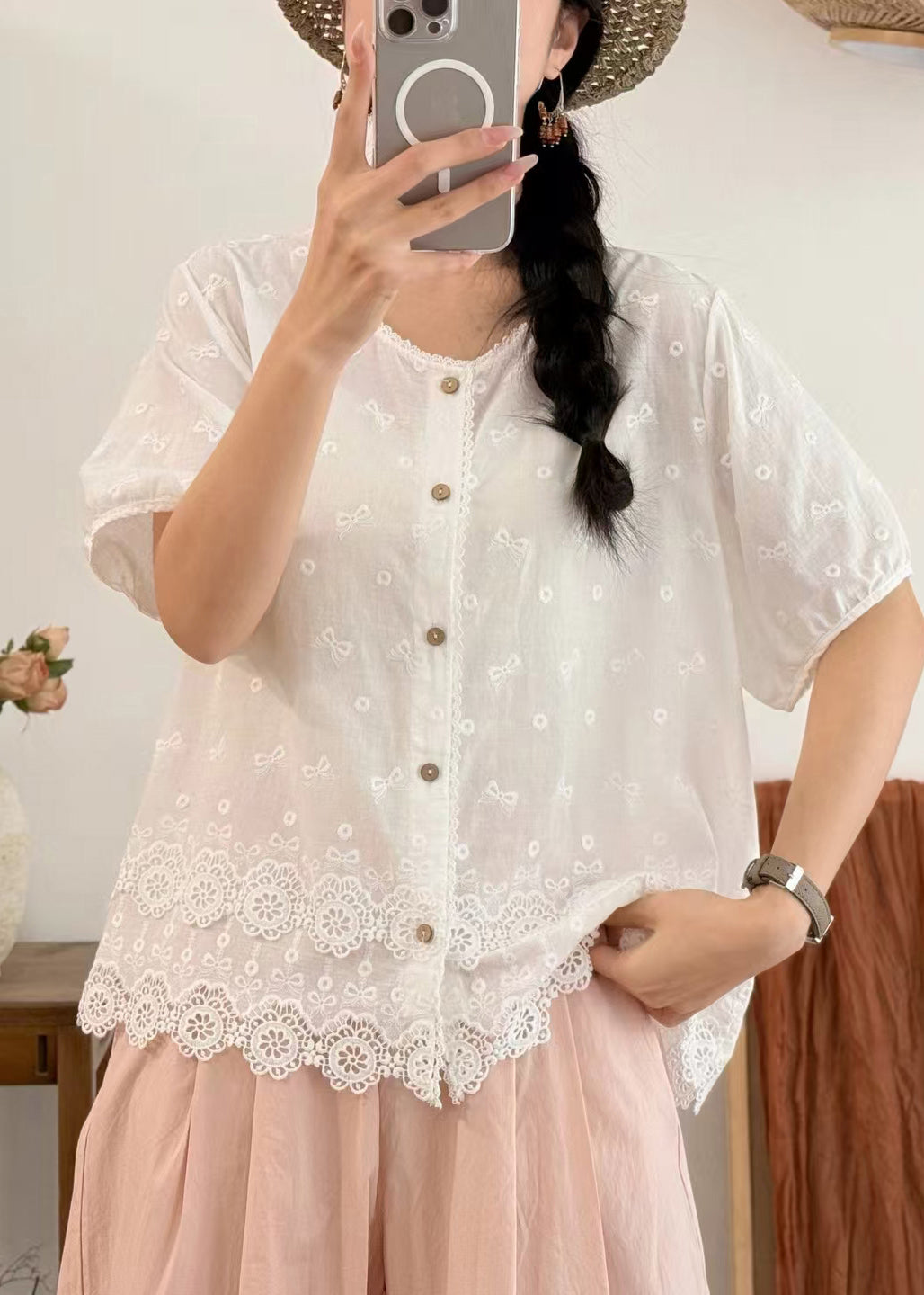 Vintage Inspired Blouse with a Contemporary Edge