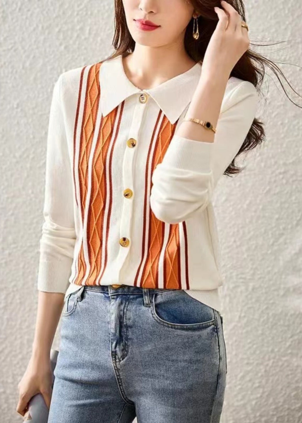 Vintage Inspired Sweater with a Contemporary Edge