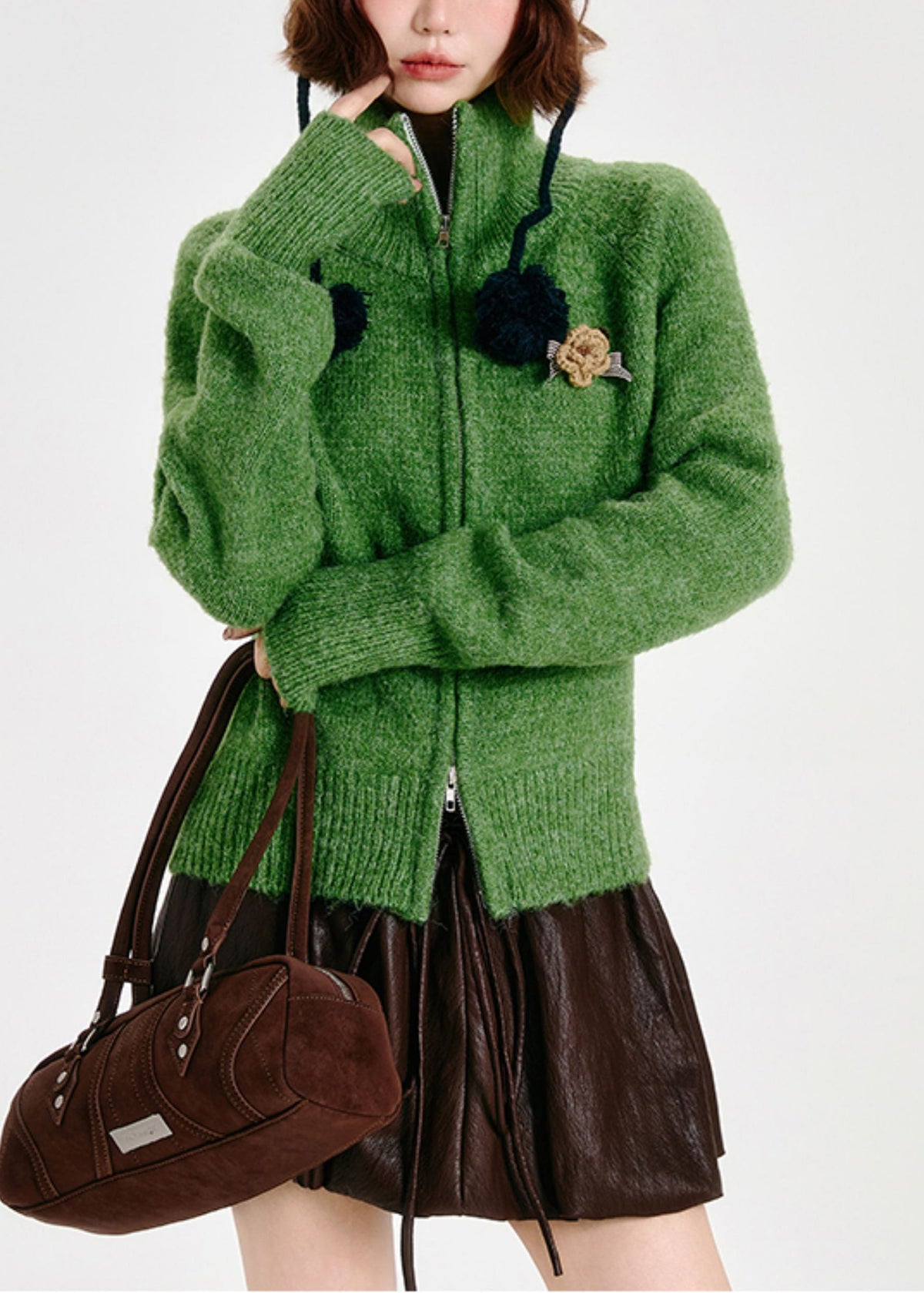 A Vintage Style Cardigan with Delicate Timeless Details