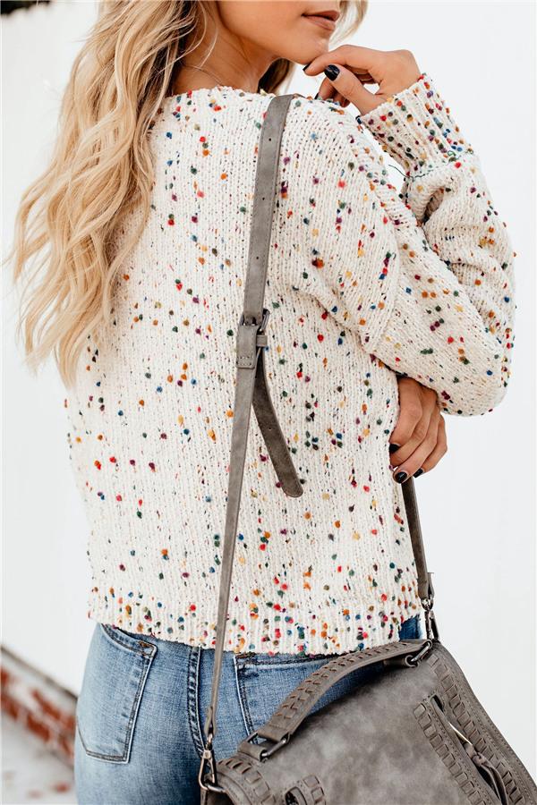 A Vintage Style Sweater with Delicate Timeless Details