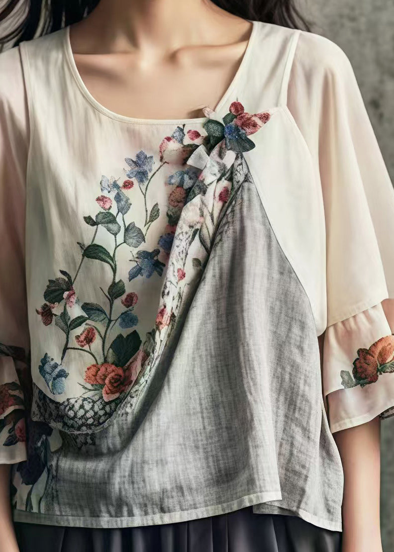 A Vintage Style Blouse with Delicate Timeless Details