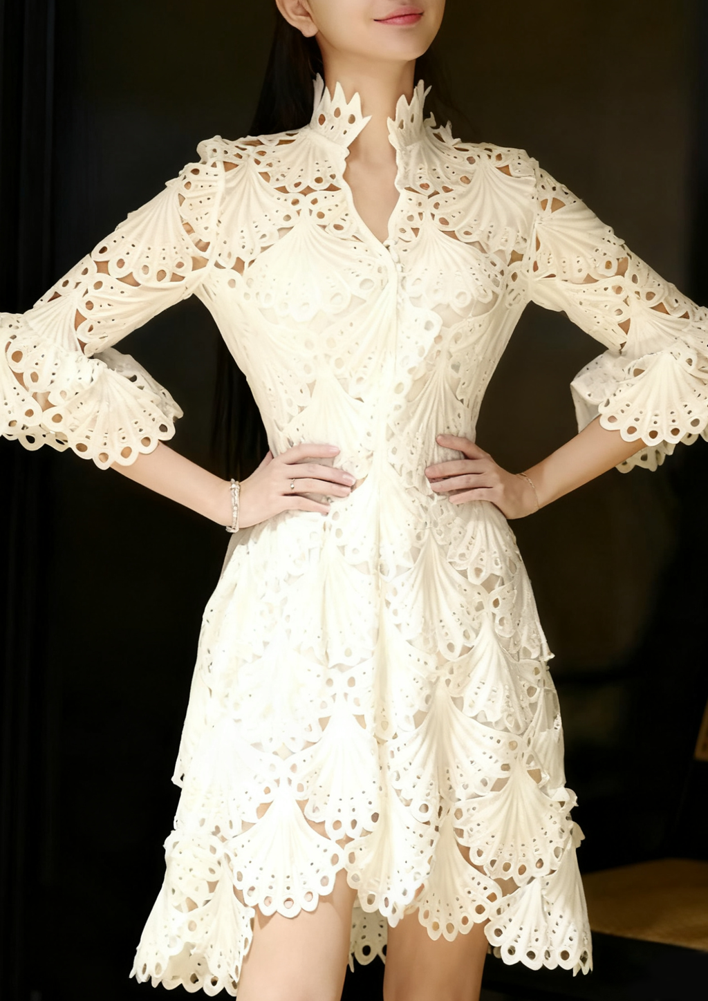 Classic Vintage Dress with a Flattering Fit
