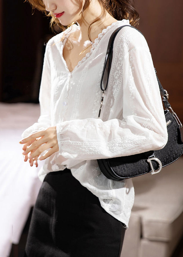 A Vintage Style Shirt with Delicate Timeless Details