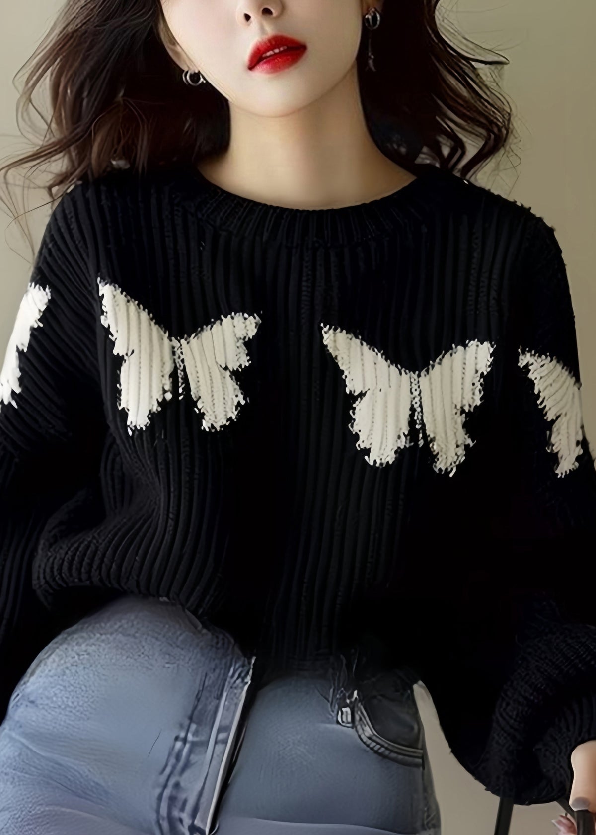 Vintage Inspired Sweater with a Contemporary Edge