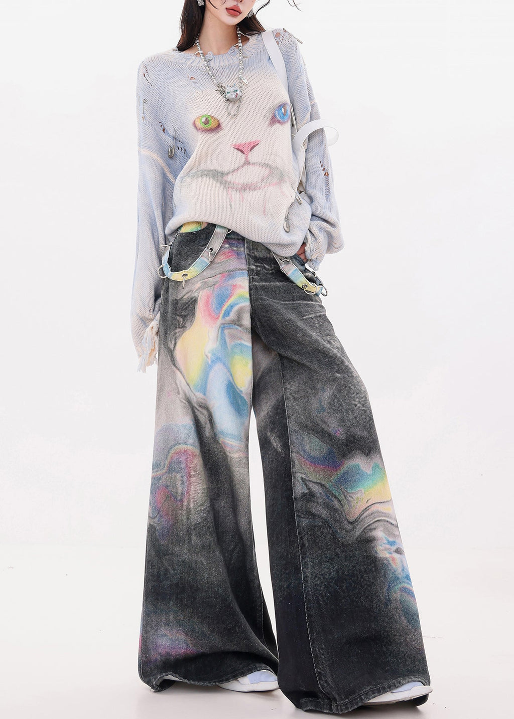 A Vintage Style Pants with Delicate Timeless Details
