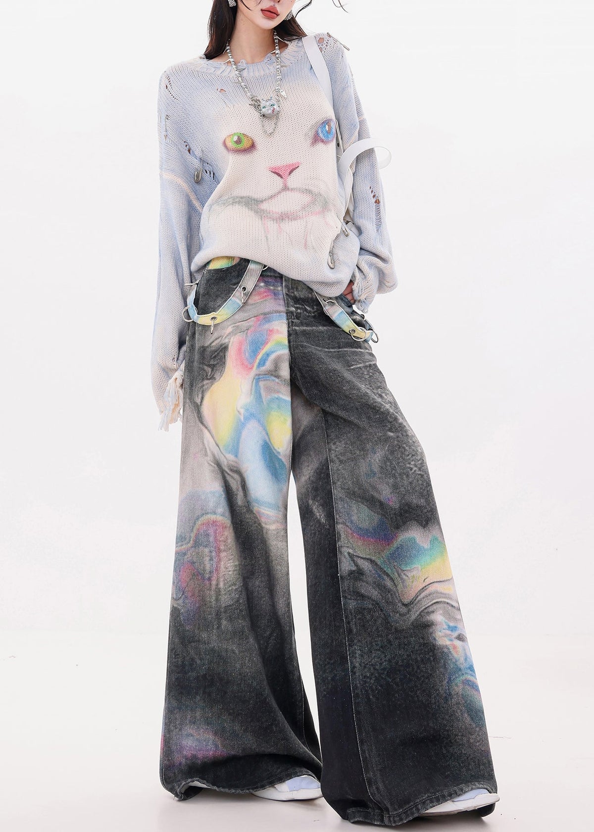 A Vintage Style Pants with Delicate Timeless Details