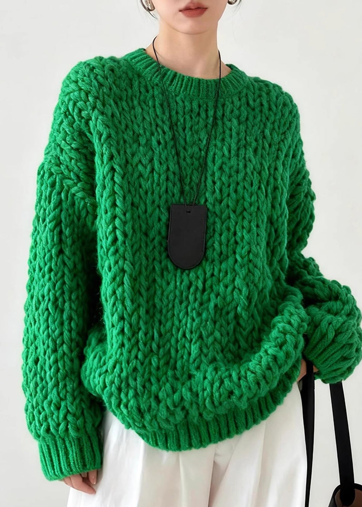 Classic Vintage Sweater with a Flattering Fit