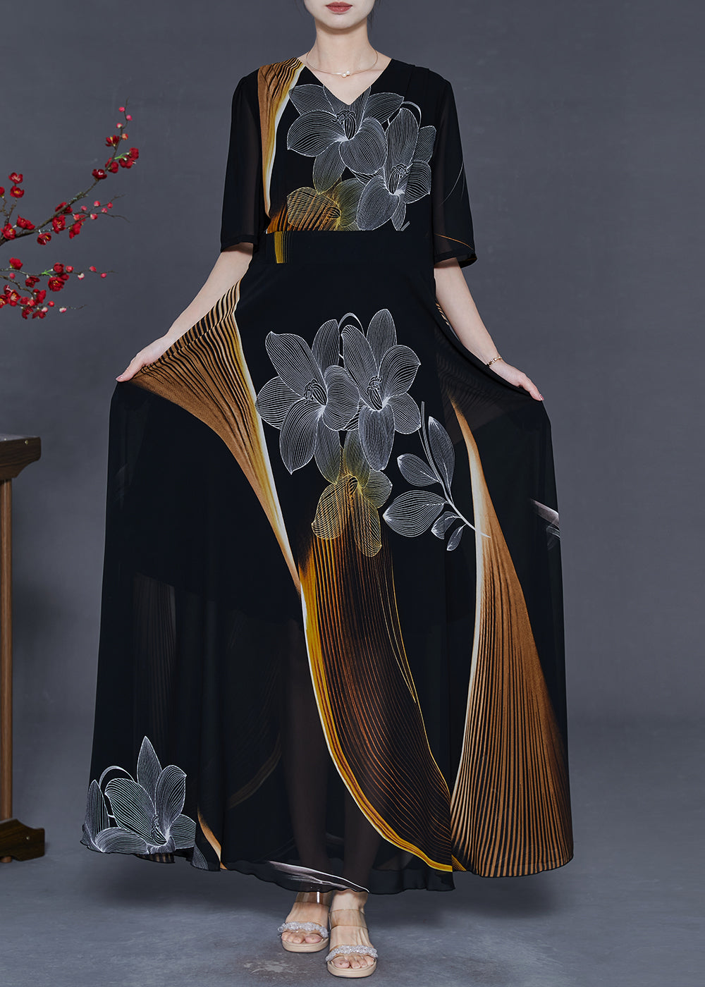 A Vintage Style Dress with Delicate Timeless Details