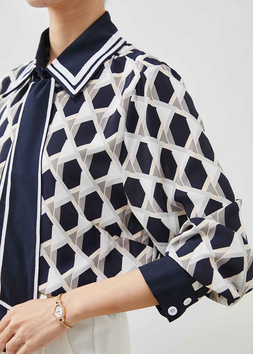 Beautifully Finished Blouse in a Timeless Design