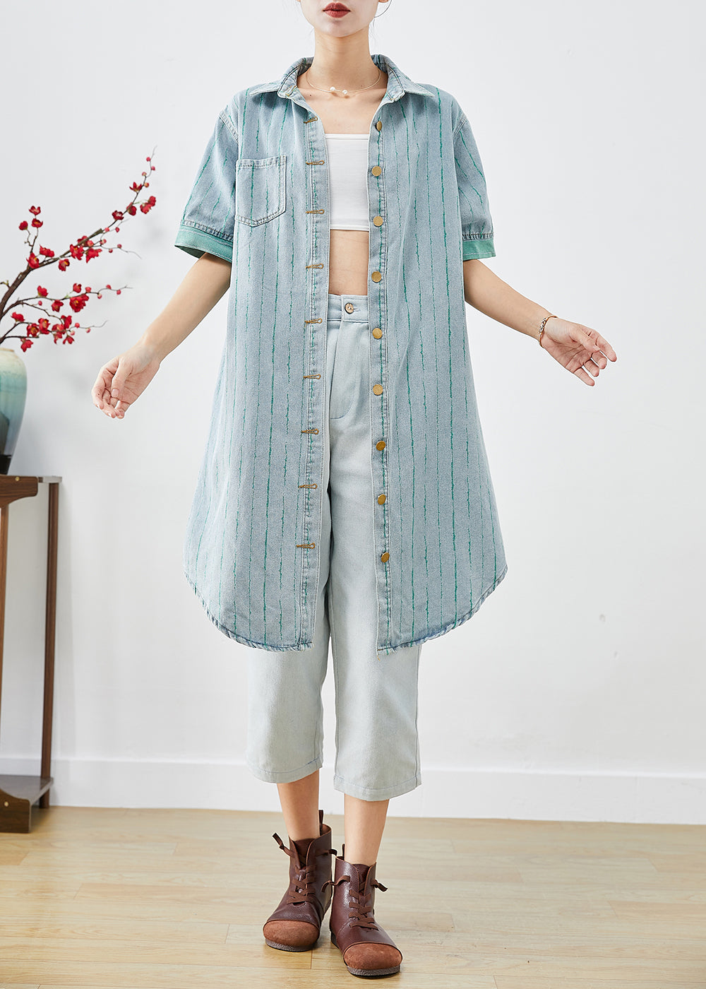 A Vintage Style Shirt with Delicate Timeless Details