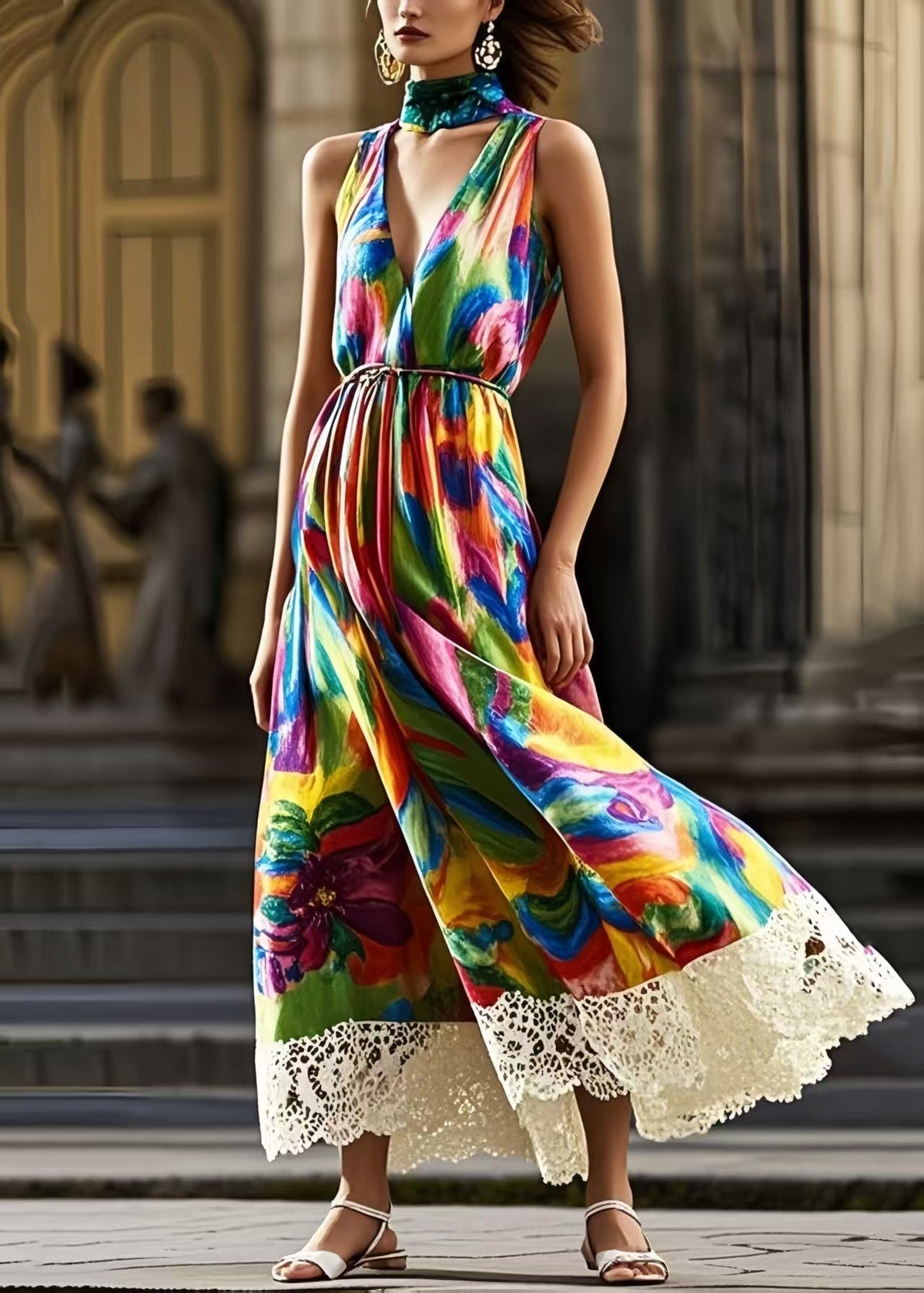 A Vintage Style Dress with Delicate Timeless Details