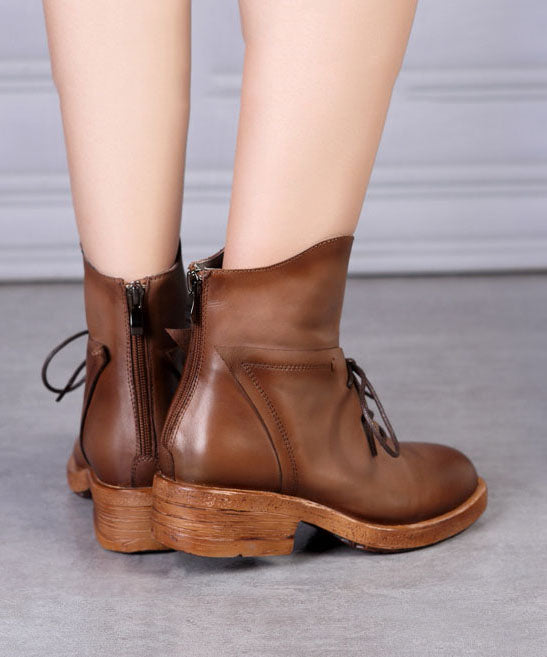 Vintage Inspired Orthopedic Boots