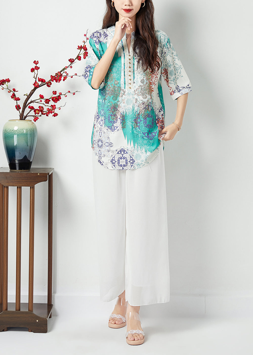 A Vintage Style Shirt with Delicate Timeless Details
