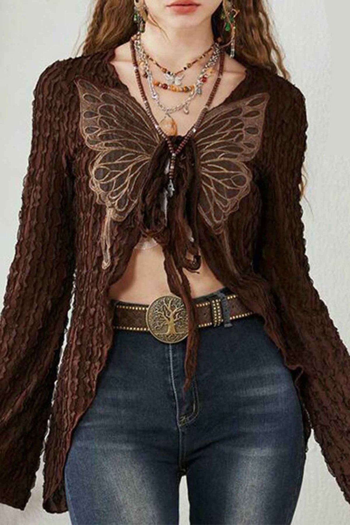 A Vintage Style Cardigan with Delicate Timeless Details