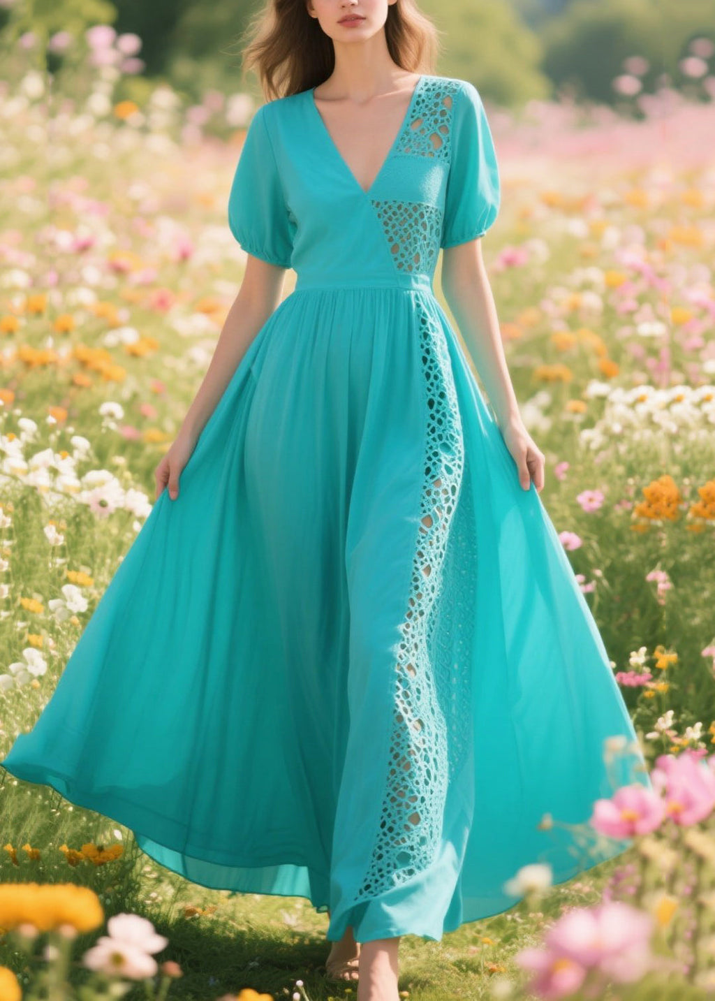 A Vintage Style Dress with Delicate Timeless Details