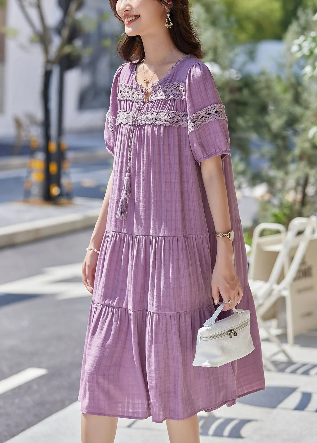 A Vintage Style Dress with Delicate Timeless Details