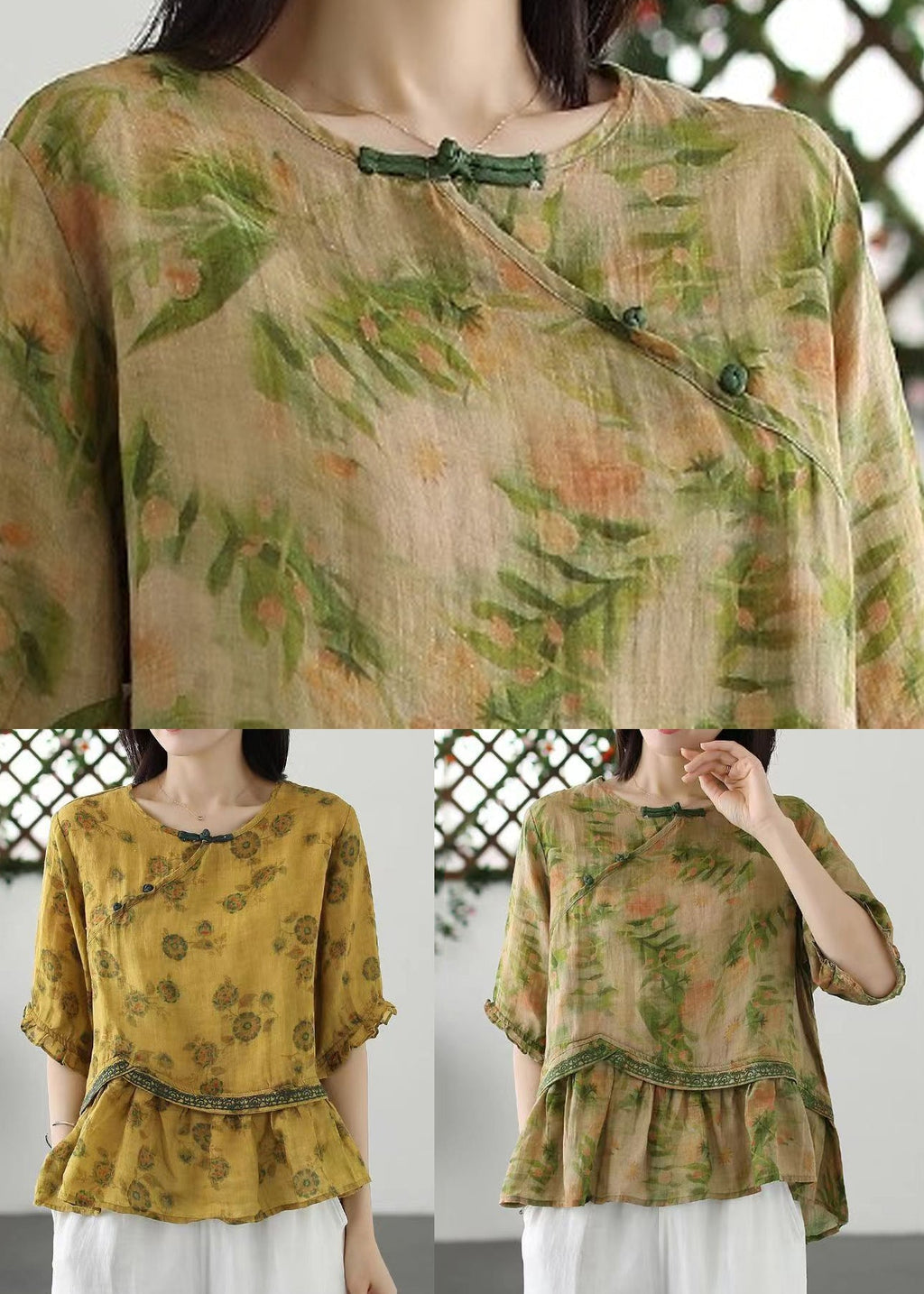 A Vintage Style Shirt with Delicate Timeless Details