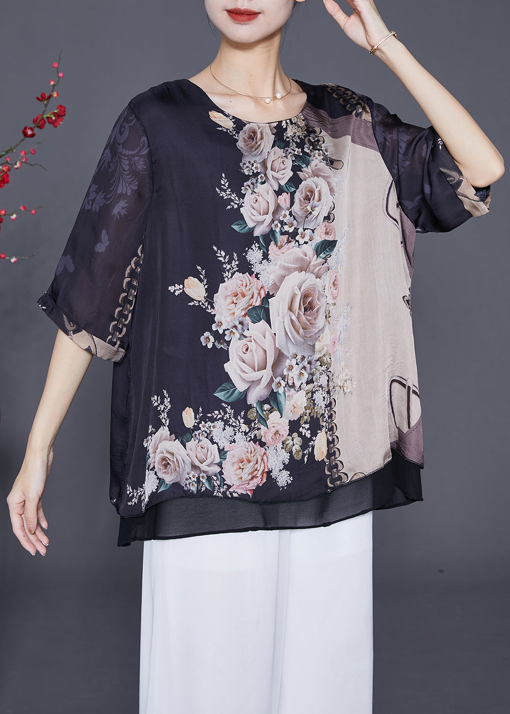 A Vintage Style Blouse with Delicate Timeless Details