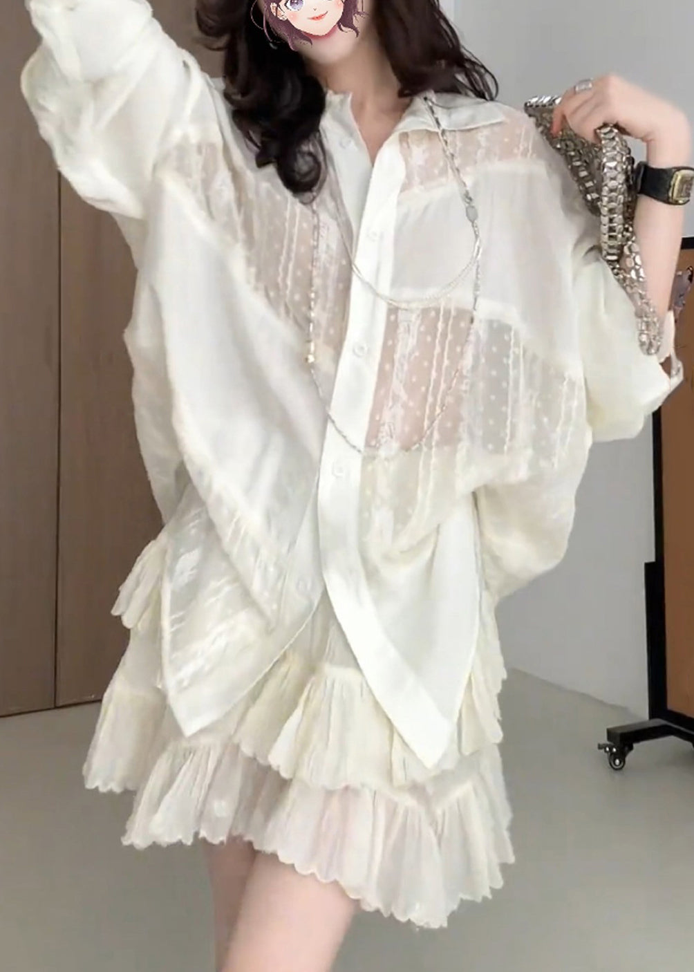 A Vintage Style Shirt with Delicate Timeless Details